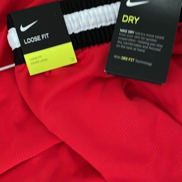 BRAND NEW men Nike dri-fit Dna loose fit red basketball shorts size S - Picture 6 of 6